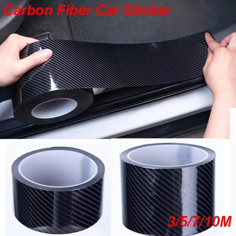 Bike Frame Protection Stickers Tape 5D Carbon Pattern Film 3/5cm X300/500/1000cm Bicycle Protector Clear Wear Surface