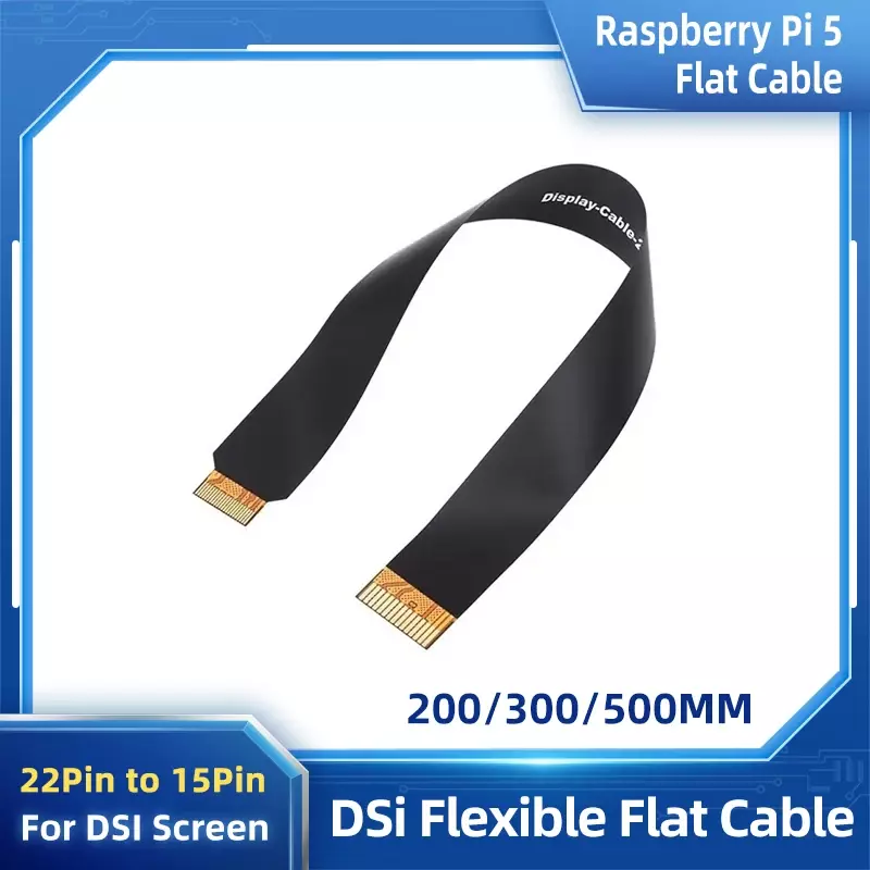 라즈베리 파이 5 DSi 플렉시블 플랫 케이블 연결 라인, FPC 22 핀-15 핀, DSI 디스플레이 스크린용