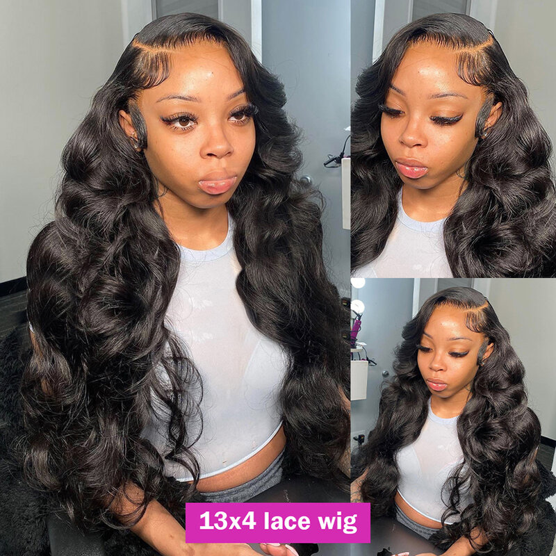 Body Wave 13x6 Hd Lace Frontal Wig Human Hair 30 Inch 13x4 Lace Front Human Hair Wig Loose Wave Glueless Wigs Pre Plucked