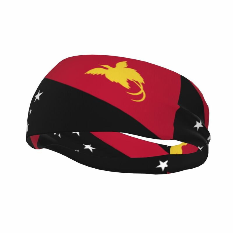 Headband Papua New Guinea Flag Headwrap Hairband for Tennis Gym Fitness Headwear Hair Accessories