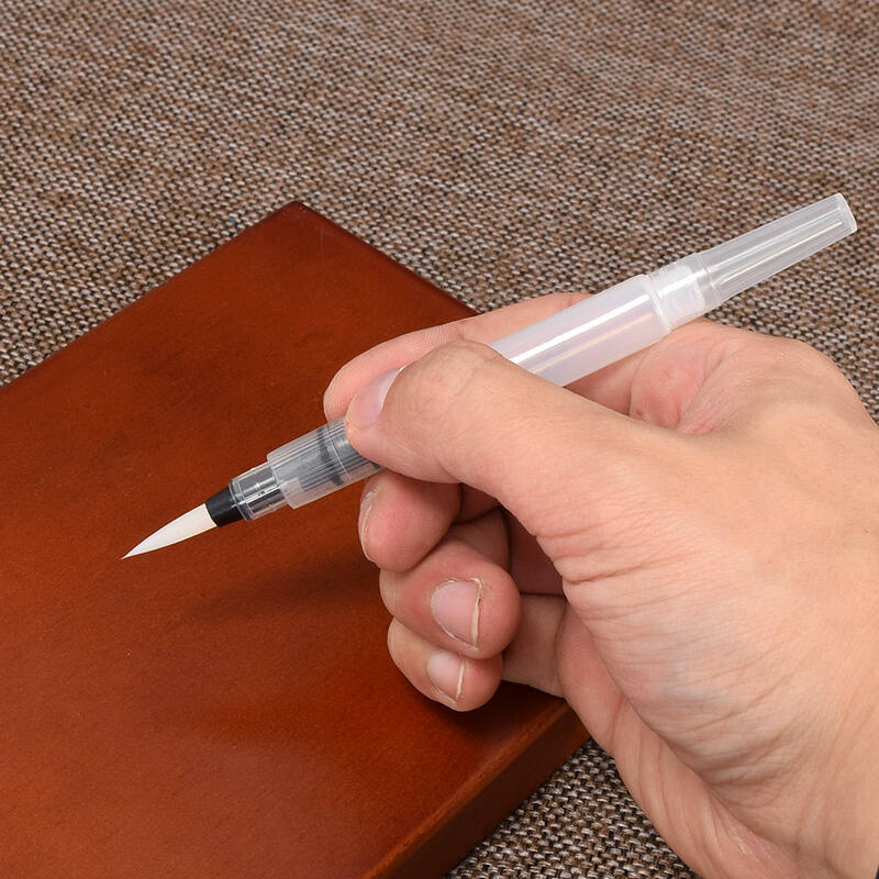 ドローイングペン,水彩絵筆用の詰め替え可能なインクペン,3サイズs/m/l