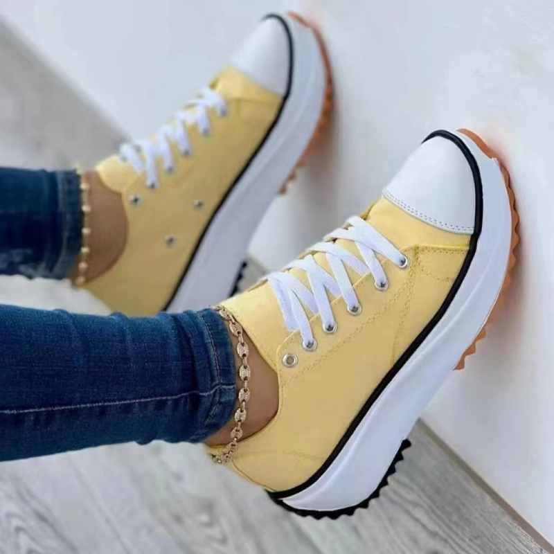 2023 New Fashion Summer Women Casual Shoes Plus Size Sneakers For Women Platform Sport Shoes Female Lace up Tennis Shoes Size 43
