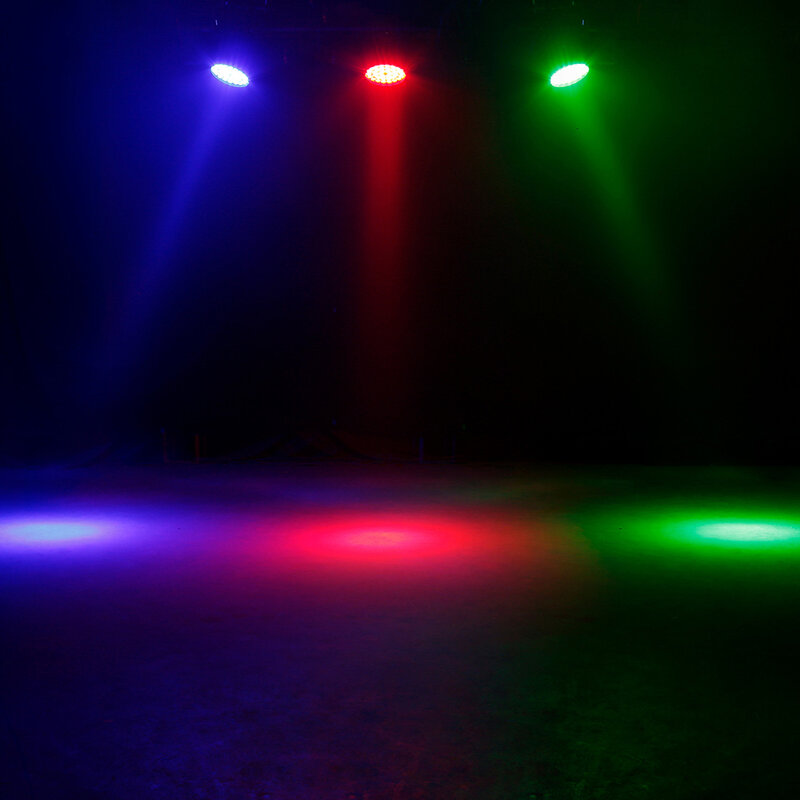 Movendo cabeça iluminação para DJ Disco, luzes LED, luzes de zoom, RGBWA e UV, equipamento de festa, DMX Iluminação Palco, 36x18W, 2PCs