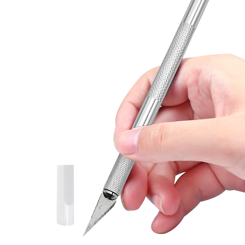 الدقة هواية سكين شفرات من الحديد الصلب للفنون الحرف PCB إصلاح الجلود الأفلام أداة القلم متعددة الأغراض DIY بها بنفسك