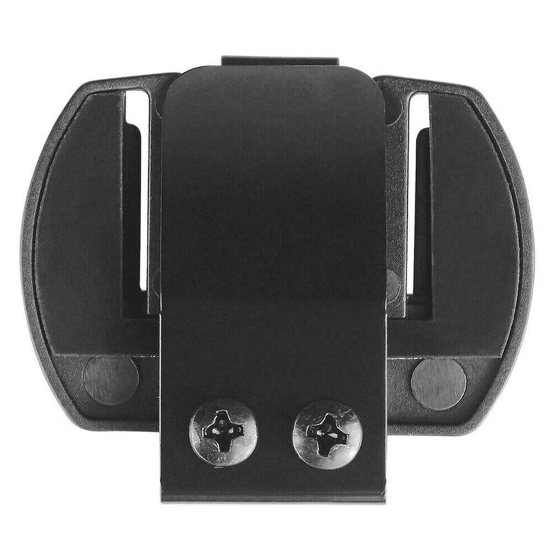 Preto Compatível com Bluetooth Plastic Metal Walkie-Talkie Clip, Suporte para V4, V6, Suporte Acessórios, Brand New