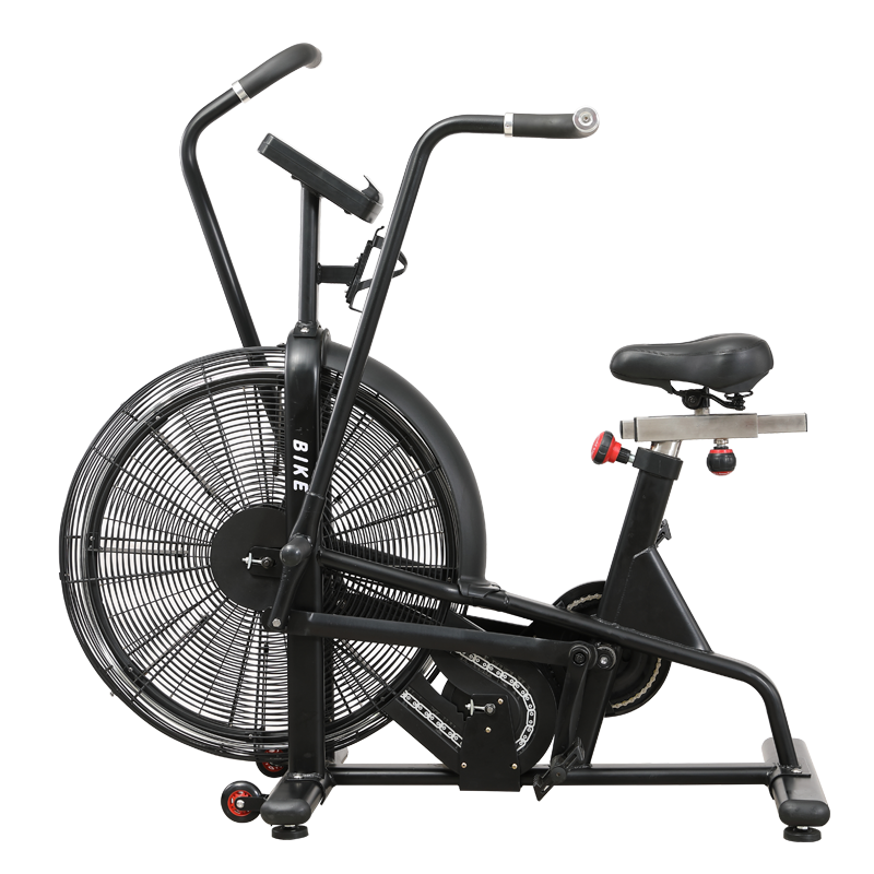 Equipo de cardio de fitness para gimnasio comercial, bicicleta de aire de resistencia al viento para ejercicio en interiores, spinning