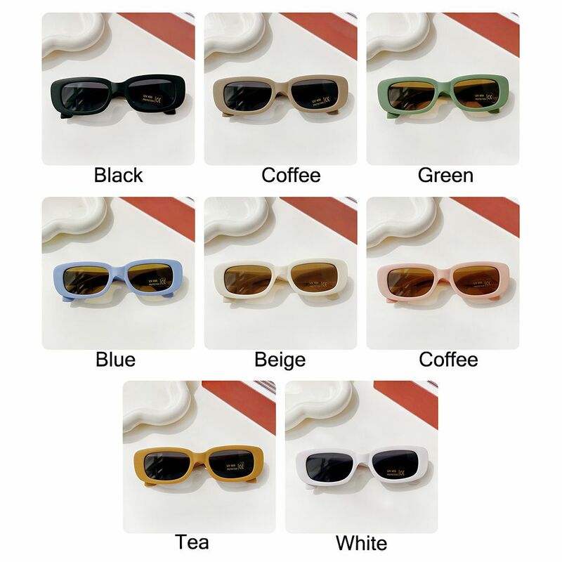 Gafas de sol rectangulares para niños y niñas, gafas de sol para niños, moda