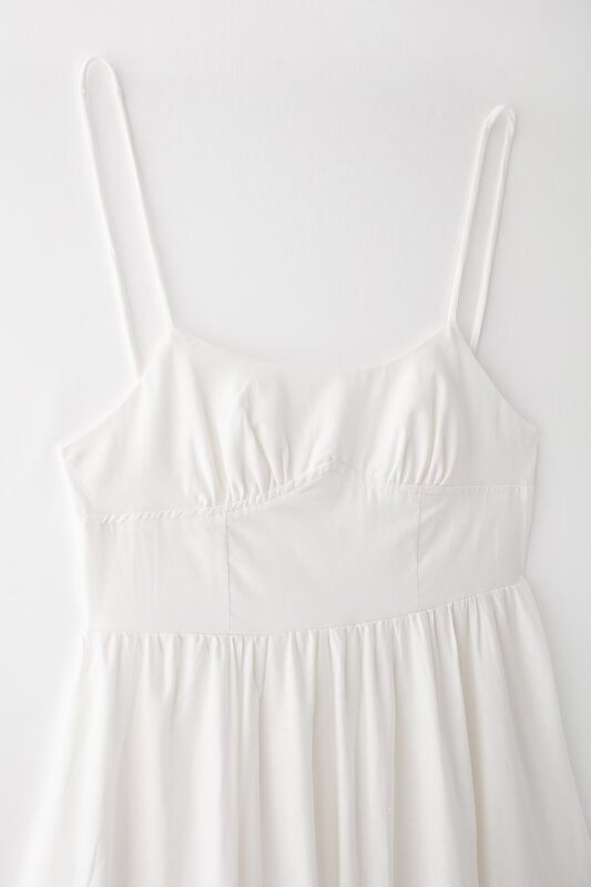 Damska 2024 nowy Temperament moda na szelki Mini sukienka Retro bez rękawów damska sukienka bez pleców Vestidos Mujer