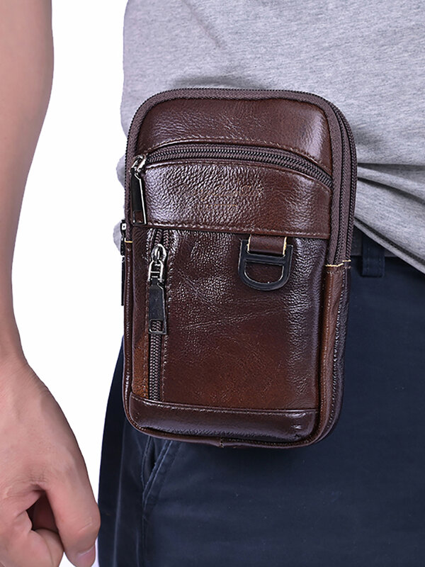 Herren stilvolle Umhängetasche wasserdichte Leder Vintage Brusttasche leichte Mode Schulter tasche männliche Reise Outdoor-Tasche