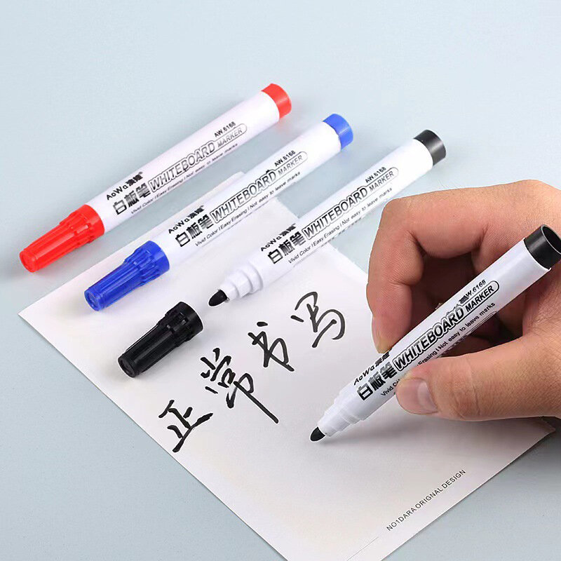 Office Supplies Erasable Waterproof White Board Pen Water-based Magnetic Whiteboard Marker Kid Drawing Board Pen Marker Pen