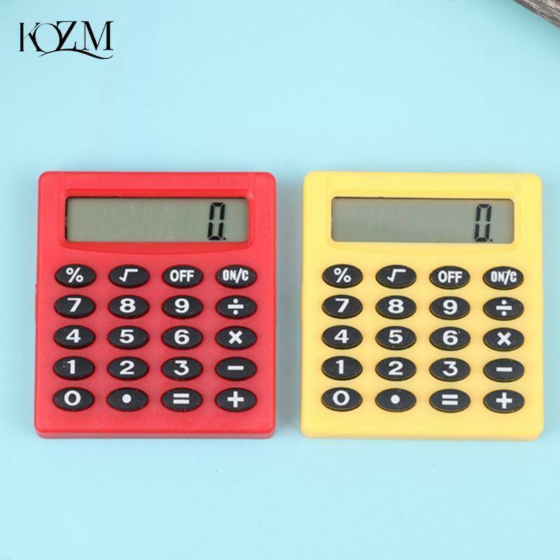 Kalkulator Persegi Kecil Alat Tulis Butik Saku Kalkulator Kreatif Elektronik Kantor Sekolah Warna Permen Mini Personal