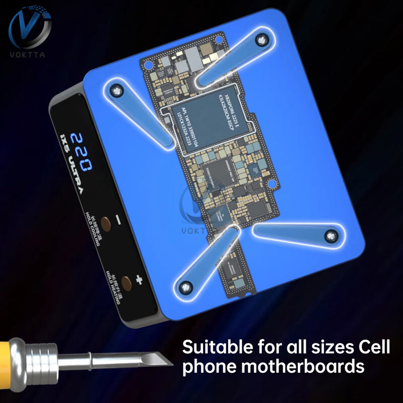 IX5 Ultra uniwersalna platforma do podgrzewania mobilnego do płyty głównej do telefonu warstwowe usuwanie kleju narzędzia do naprawy z matrycą punktową