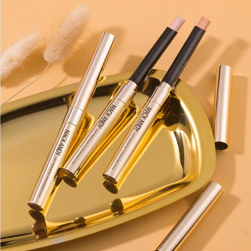 Cremige Lidschatten Stick aufhellen glatte natürliche Lidschatten Stift langlebige wasserdichte Augen Make-up Tools Mädchen