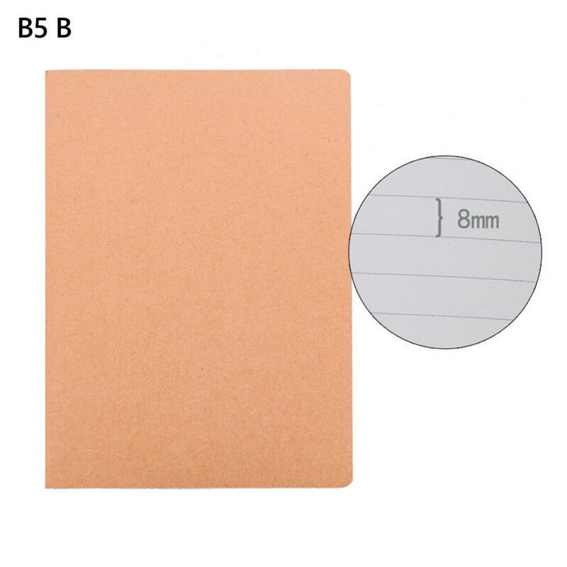 Notebook with Beige Paper Vintage Kraft Paper Notebook A4/a5/b5 Thick Ink-proof Pages No Bleed Beige Paper Ideal for Students