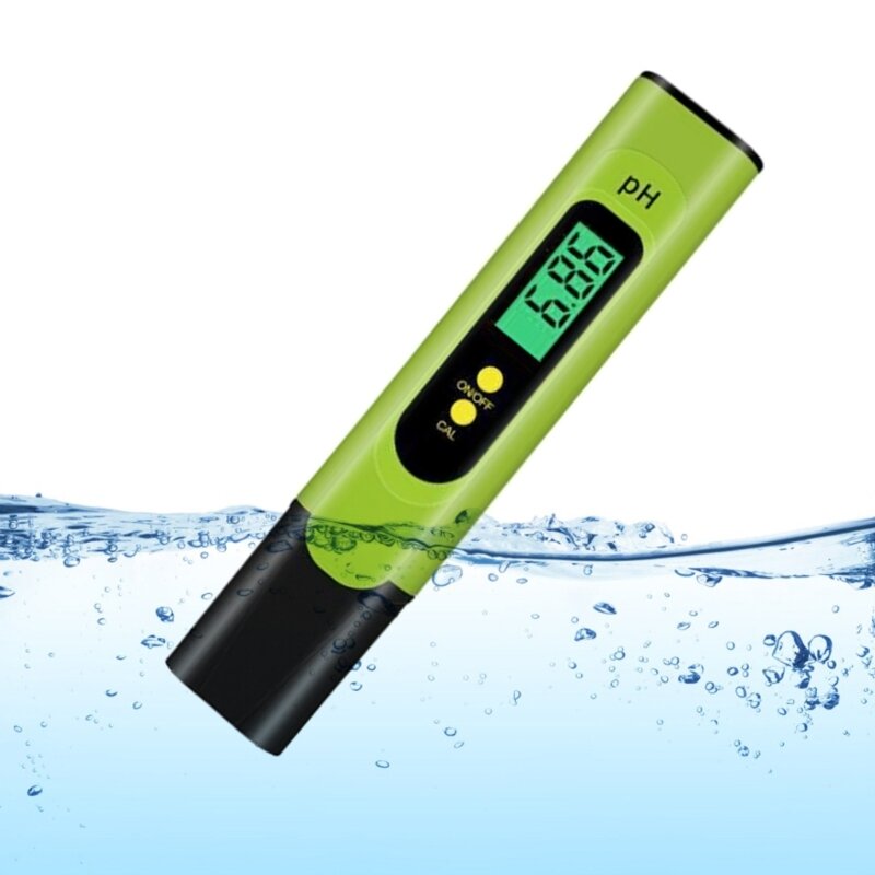 Medidor ph digital qualidade da água monitora testador 0-14 para água piscina aquário