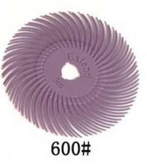 6 Pieces 3inch Radial Bristle Disc Kit Abrasive Brush Detail Polishing Wheel for Rotary Tool Accessories