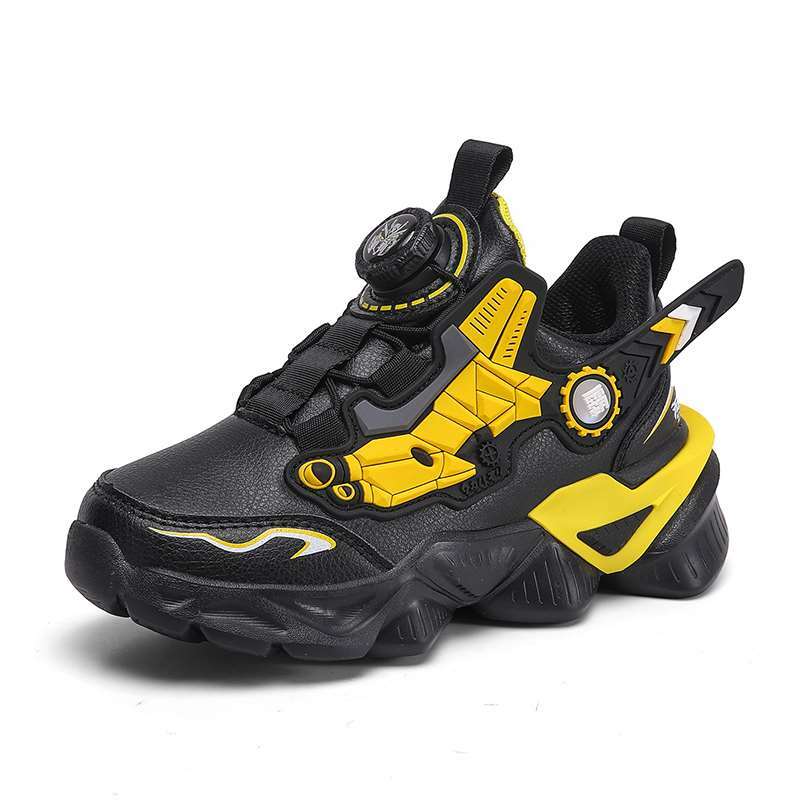 Zapatos informales para niños y niñas, zapatillas deportivas antideslizantes con dibujos animados, calzado escolar, Size30-39