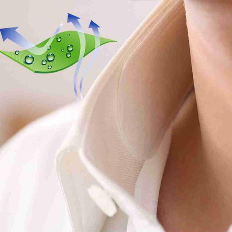10Pc Zomerkraag Zweet-Absorberend Papier Wit T-Shirt Transpiratie Wegwerp Kraag Sticker Anti-Slip Zelfpad Anti Adhes D2f7