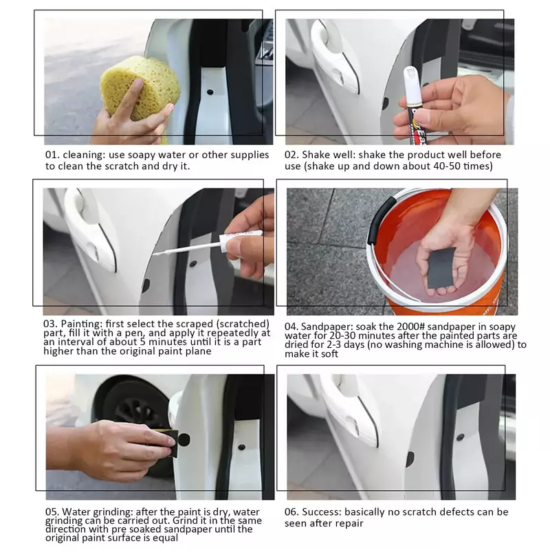 Touch Paint Up New Pens Car Auto Brush Scratch Remover fai da te Clear Pen Repair accessori Vehical