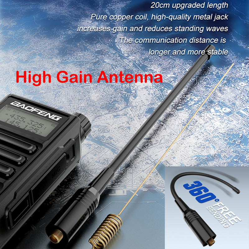 Baofeng-walkie-talkie UV-16 PRO V2 profesional, Radio de doble banda, resistente al agua IP68, de largo alcance, 10W, UV5R MAX, UV82, 2023
