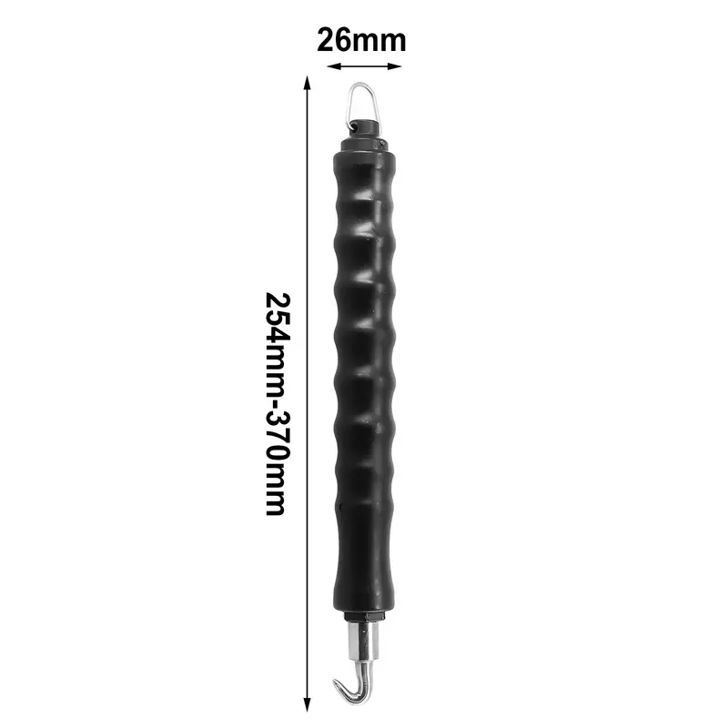 Zbrojeń drut wiązałkowy Twister 12 Cal półautomatyczne nierdzewna stal węglowa z z gumową rączką do wiązania pręty stalowe żelazny hak narzędzie ręczne