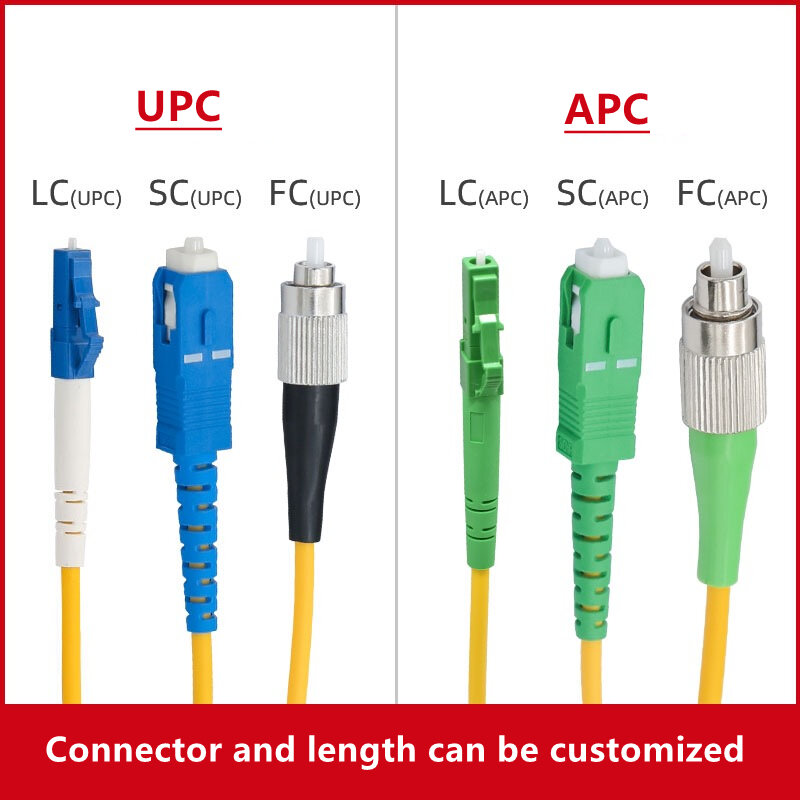 Cable de SCAPC-SCAPC para exteriores, accesorio de fibra de 2, 3 de acero, color negro extra, 1000m