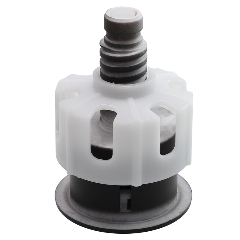 Interruttore pulsante rotondo risparmio idrico 38-49mm accessori ABS coperchio wc nero Bthroom doppio scarico miglioramento della casa pratico