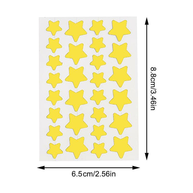 28Pcs Colorful Cute Star Acne Removing Patch Acne Mask Invisible Patch Facial Spot Removal Pimple Sticker