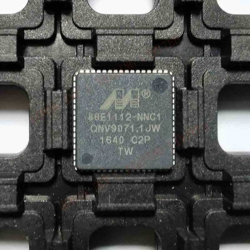 88E1112-C2-NNC1I000 QFN 64 ALASKATM ULTRA PHY z podwójnym SERDES 88E1112-NNC1 zintegrowany 10/100/1000 Gigabit Ethernet Transceiver