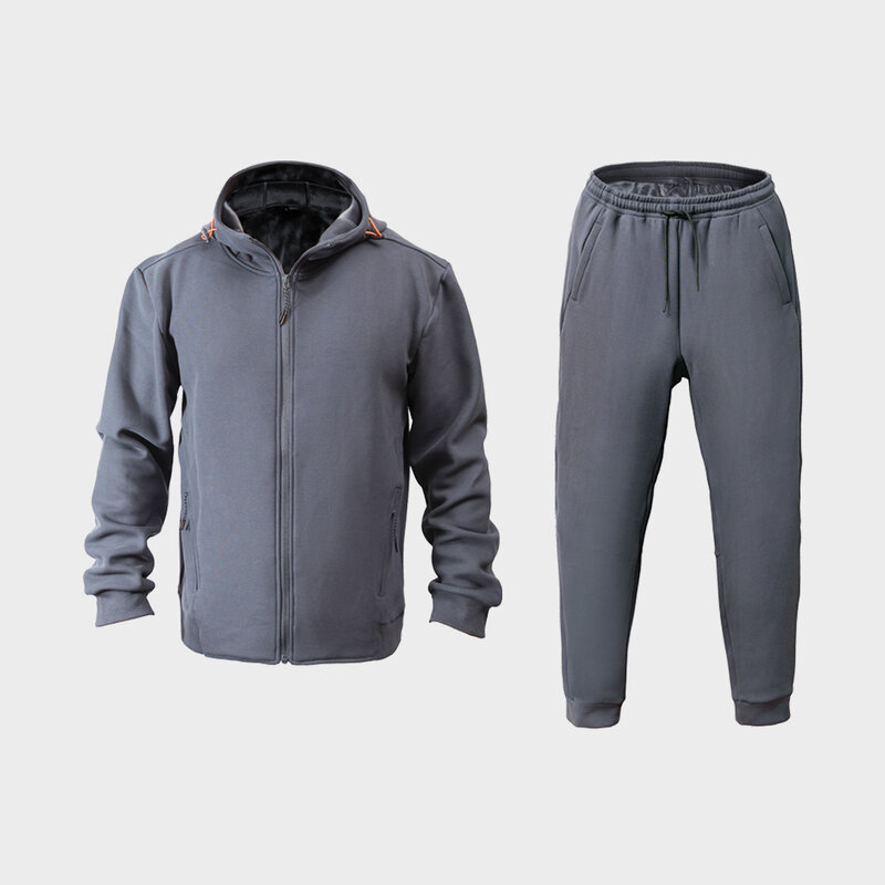 Xiaomi SKAH-traje deportivo de lana para hombre, chándal cálido y grueso, cárdigan con capucha y pantalones, conjunto informal, ropa de invierno
