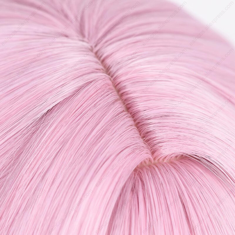 Elysia 코스프레 가발, 핑크 혼합 색상, 내열성 합성 머리, 할로윈 파티 역할 놀이 가발, 80cm, 110cm 길이