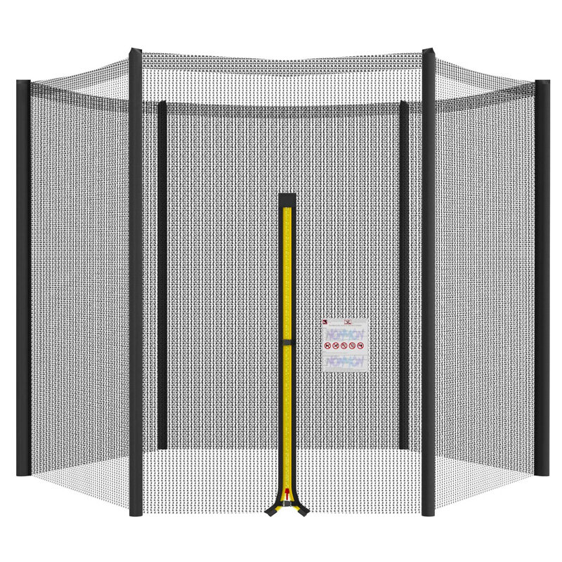 6/8/10/12 piedi trampolino di ricambio rete recinzione recinzione Anti-caduta rete di sicurezza tuta Jumping Pad accessori per il montaggio