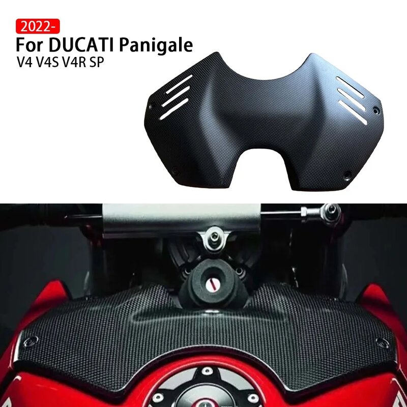 Крышка батарейного отсека для мотоцикла DUCATI Panigale V4 V4S V4R SP 2022 из 100% углеродного волокна