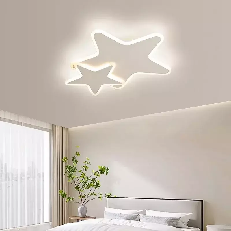 Lampu langit-langit LED Modern, lampu pencahayaan dekorasi rumah dalam ruangan, lampu langit-langit kamar tidur ruang tamu