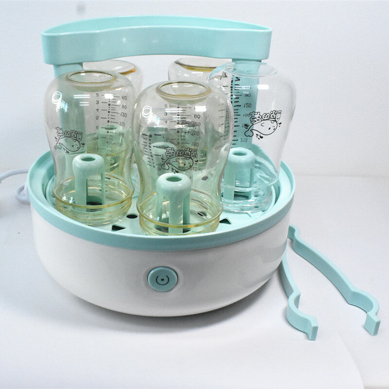 Botol bayi alat sterilisasi suhu tinggi, pemanas uap anti bakar alat sterilisasi kapasitas besar kering bebas BPA