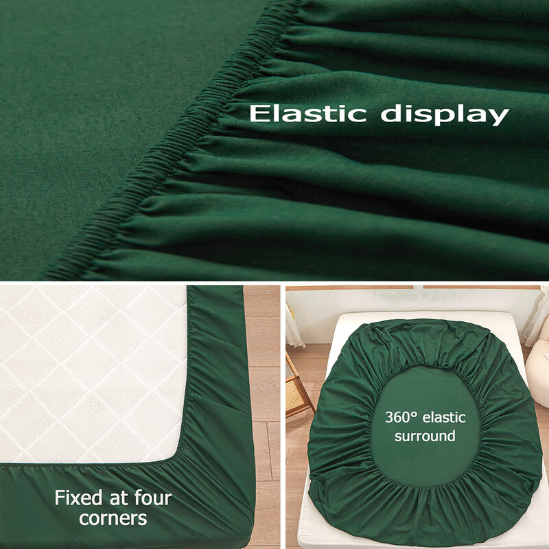1 Stück 100% Polyester Egyption Qualität Bettwäsche nur Spann betttuch (keine Kissen bezüge) Gummiband um Matratzen bezug pflegeleicht