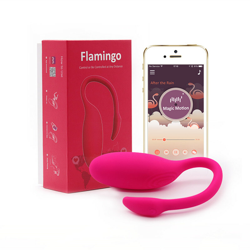 Magische Bewegung Smart App Bluetooth Vibrator Kegel Master Ball Fernbedienung Flamingo Klitoris G-Punkt Stimulator Vagina Massage gerät