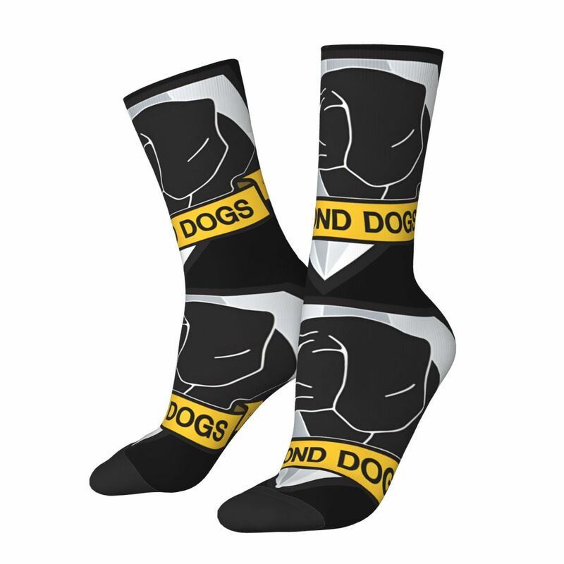 Happy Funny Dog Men's Socks Vintage Harajuku M-Metal Gear Hip Hop Novelty Pattern Crew Crazy Sock Gift Printed