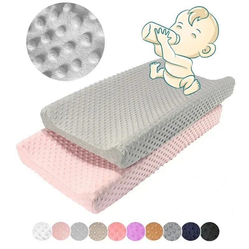Baby Shower Diaper Changing Pad Cover Soft and Breathable Coral Velvet Crib Diaper Changing Pad Protective Cover Reusable