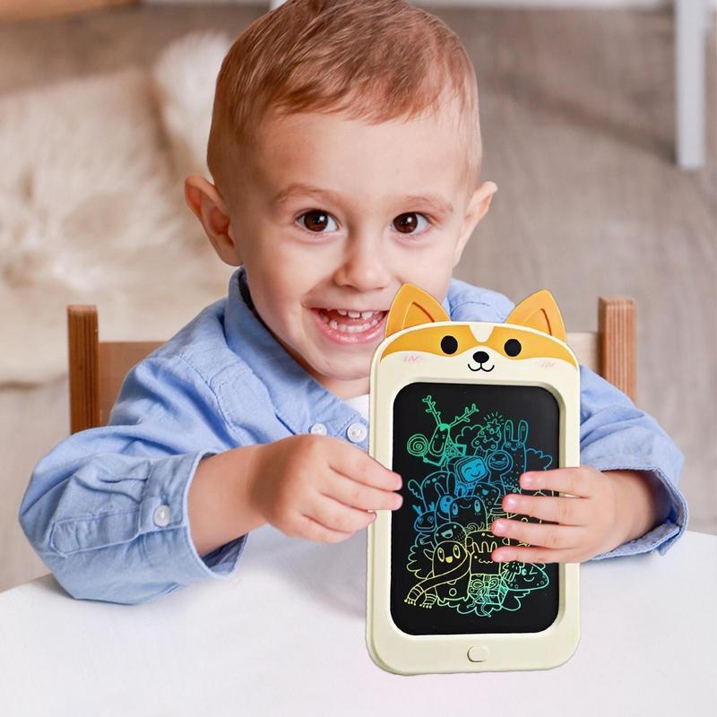 LCD Doodle Board For Kids Erasable Children Writing Board Eye Protection LCD Kids Doodle Board Screen Lock Battery Operated