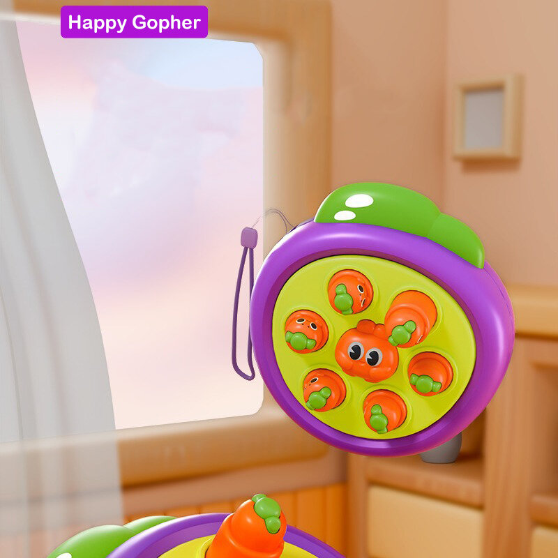 Мультяшная Милая мини-мышь, игрушка-головоломка, ручная мини-игра, детская игровая машина для снятия стресса