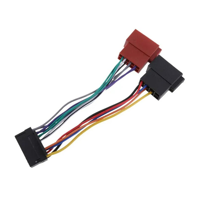 Radio Stereo 16-pin ISO kabel Harness, kabel adaptor konektor untuk JVC