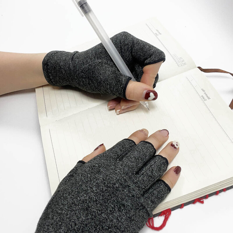 1 пара артрит перчатки сенсорный экран перчатки анти артрит терапия сжатие перчатки и боль суставов облегчение зима теплый