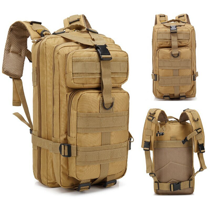 Mochila tática militar Viagem Esportes Camuflagem Bag Outdoor Escalada Caça Mochila Pesca Caminhadas Exército 3P Pack Bag
