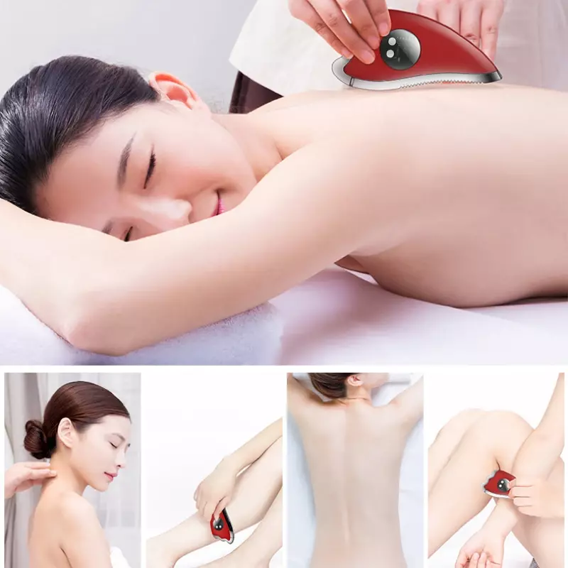 Gratis Ongkir Scraping Massager เครื่องนวดหน้าไฟฟ้า Meridian Dredge แปรง Lymph คอคอ Facial Eye Beauty Board