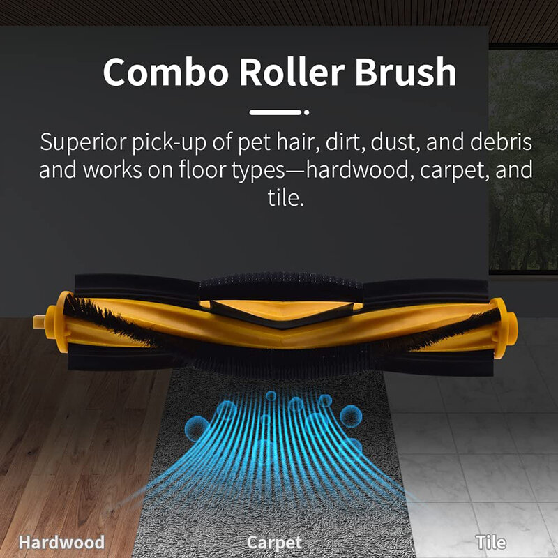 Main Roller Brush For Ecovacs Deebot OZMO 920 T8 T9 N8 N8+ Vacuum Cleaner Sweeping Robot  Replacement  Accessories Spare Parts