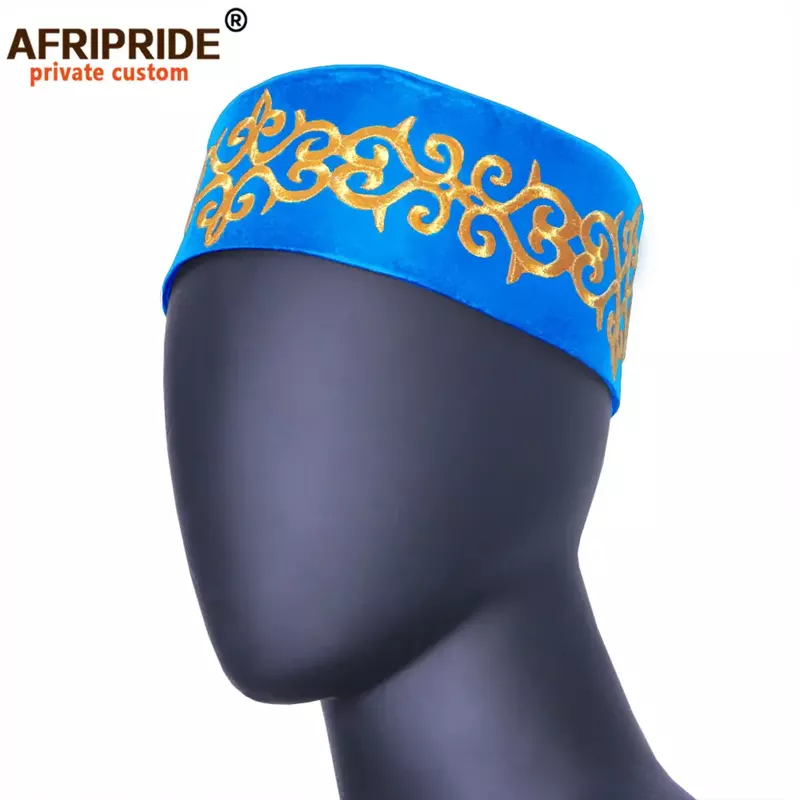 แอฟริกันมุสลิมอิสลาม Kippah อาหรับหมวก Musulman Ramadan Arabia Muslim Tulband Wrap อัลลอฮ์มุสลิมหมวก AFRIPRIDE A1928010