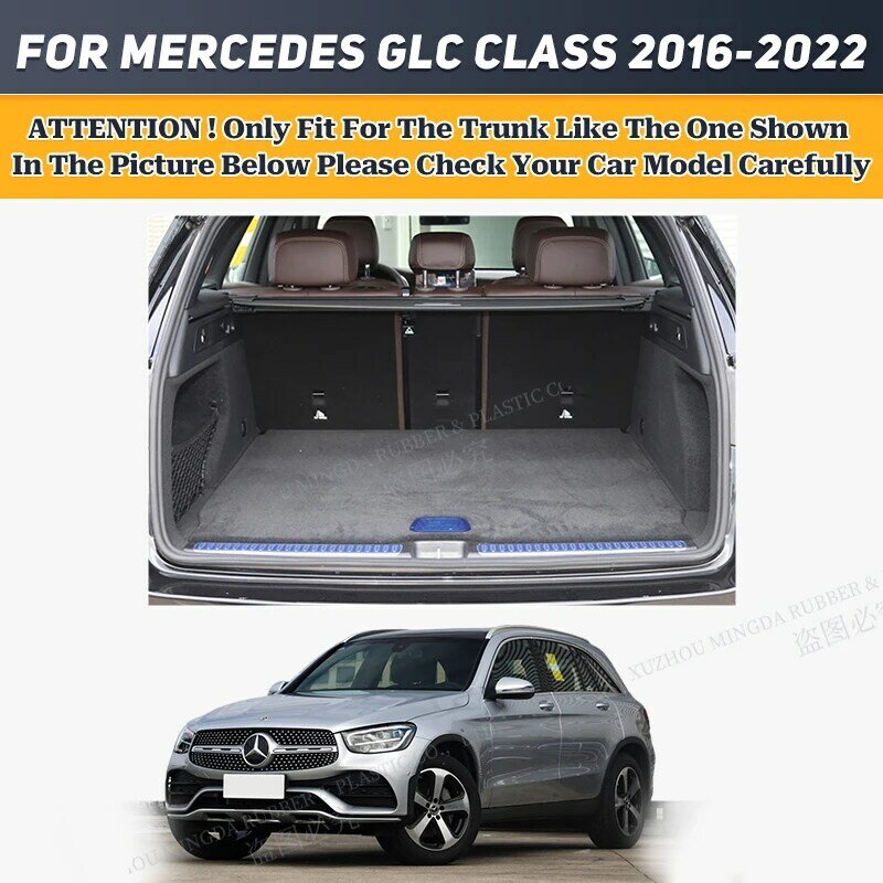 Auto Vloermat Voor Mercedes Benz Glc Klasse X253 2016 2017 2018 2019 2020 2021 2022 Auto Kofferbak Mat Custom Accessoires Auto Interieur