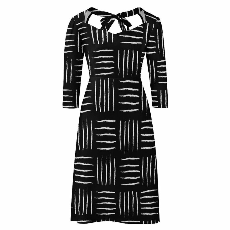 Женское Повседневное платье в шахматную клетку, размеры до 5XL