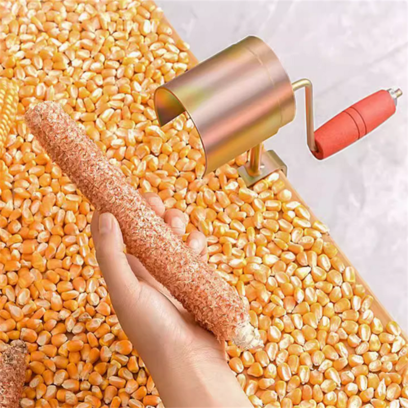 Trilladora de maíz de operación Manual para el hogar, accesorio, herramienta de aleación de partículas de maíz